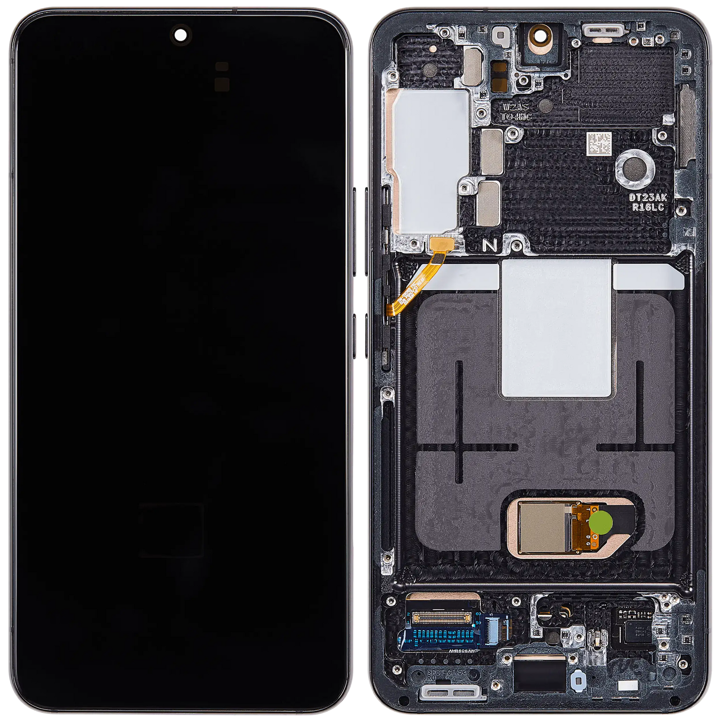 OLED Assembly With Frame For Samsung Galaxy S22 5G (Service Pack) (Phantom Black)