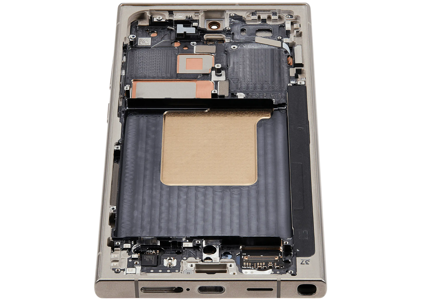 OLED Assembly With Frame For Samsung Galaxy S24 Ultra (Refurbished) (Titanium Gray)