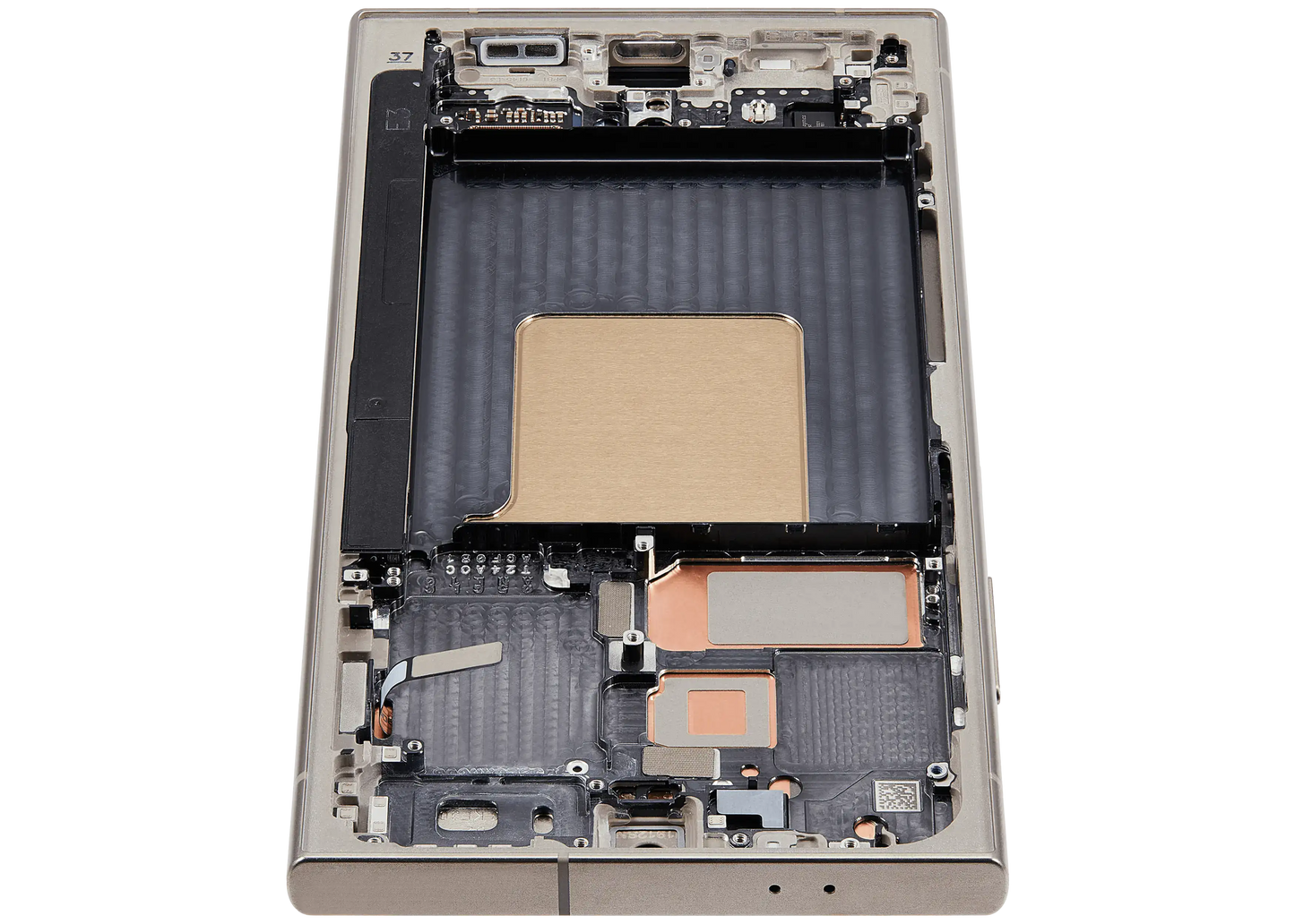 OLED Assembly With Frame For Samsung Galaxy S24 Ultra (Refurbished) (Titanium Gray)