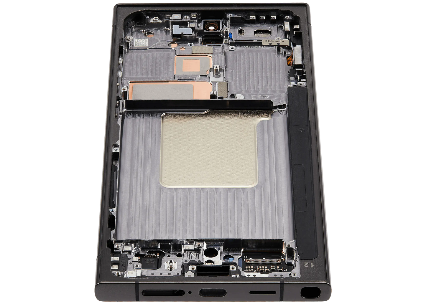 OLED Assembly With Frame For Samsung Galaxy S24 Ultra (Service Pack) (Titanium Black)