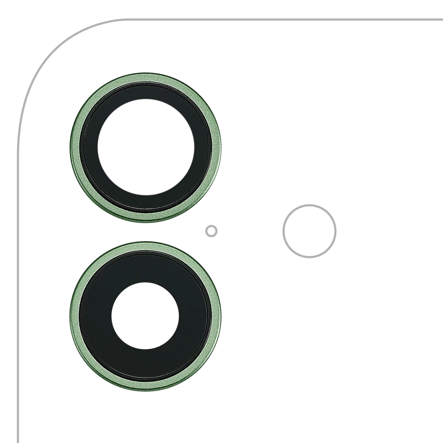 Back Camera Lens With Bracket & Bezel For iPhone 17 (Sage) (Premium)Back Camera Lens With Bracket & Bezel For iPhone 17 (Sage) (Premium)