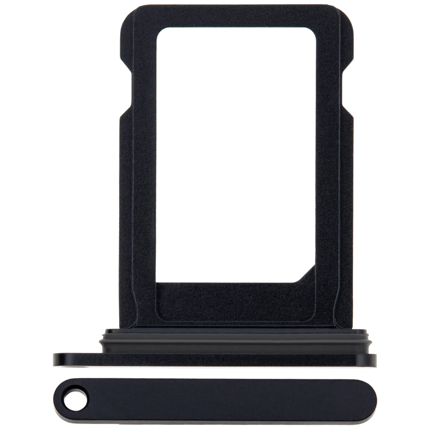 Single Sim Card Tray For iPhone 12 Mini (Black)