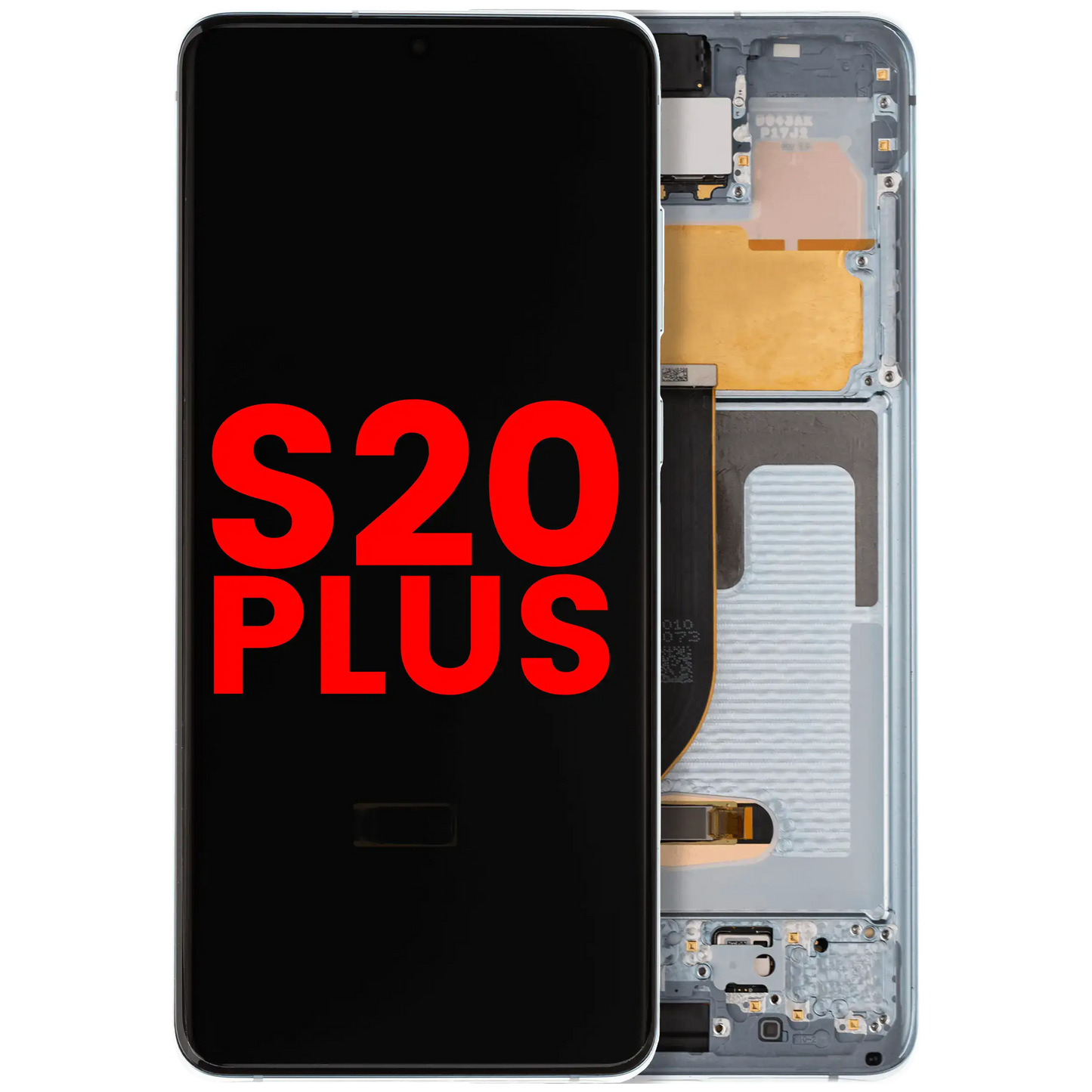 OLED Assembly With Frame For Samsung Galaxy S20 Plus 5G (Aftermarket Plus) (Cloud Blue)