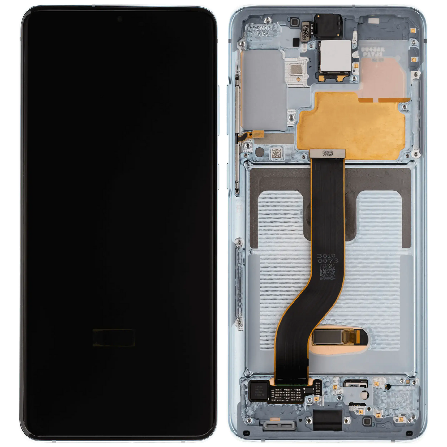 OLED Assembly With Frame For Samsung Galaxy S20 Plus 5G (Aftermarket Plus) (Cloud Blue)