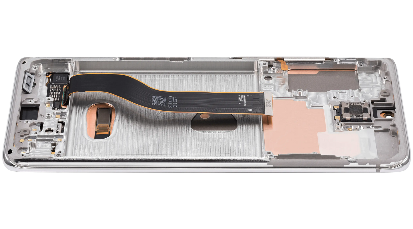 OLED Assembly With Frame For Samsung Galaxy S20 Plus 5G (Aftermarket Plus) (Cloud White)