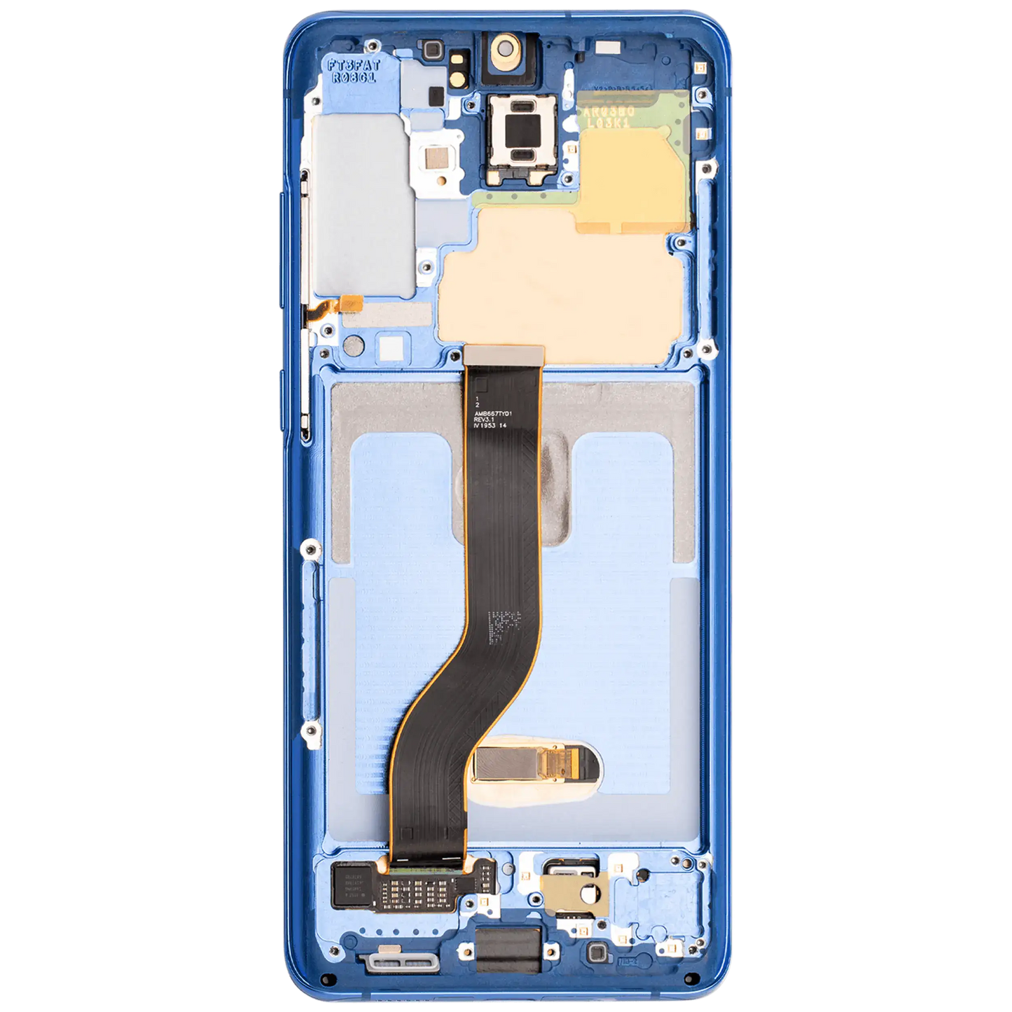 OLED Assembly With Frame For Samsung Galaxy S20 Plus 5G (Aftermarket Plus) (Aura Blue)