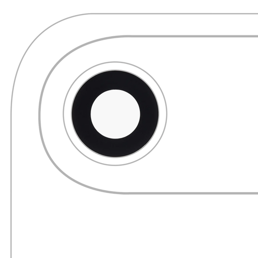 Back Camera Lens With Adhesive For iPhone Air (Premium) (10 Pack) (Sky Blue)