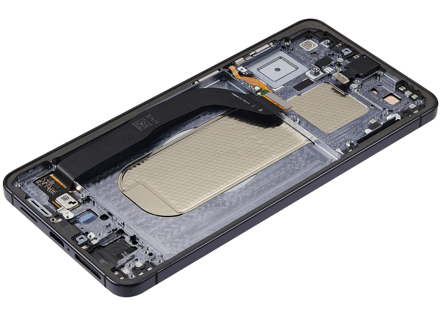 OLED Assembly With Frame For Samsung Galaxy S25 Edge (US & International Version) (Aftermarket Plus) (Titanium Jetblack)