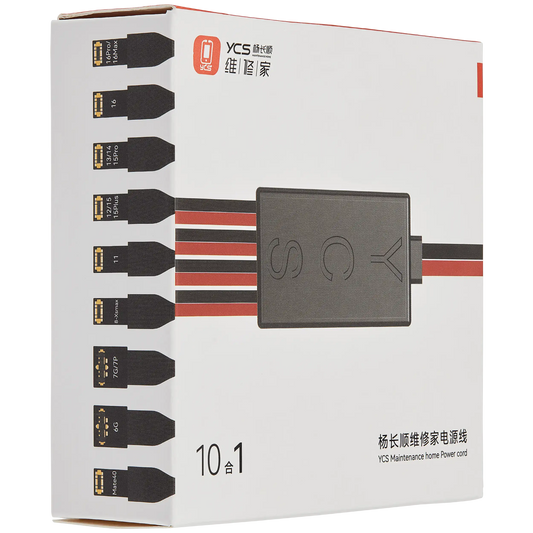 D01 Multi-Function Repair Power Cable 10in1 For iPhone 6 - 16 Pro Max (YCS)