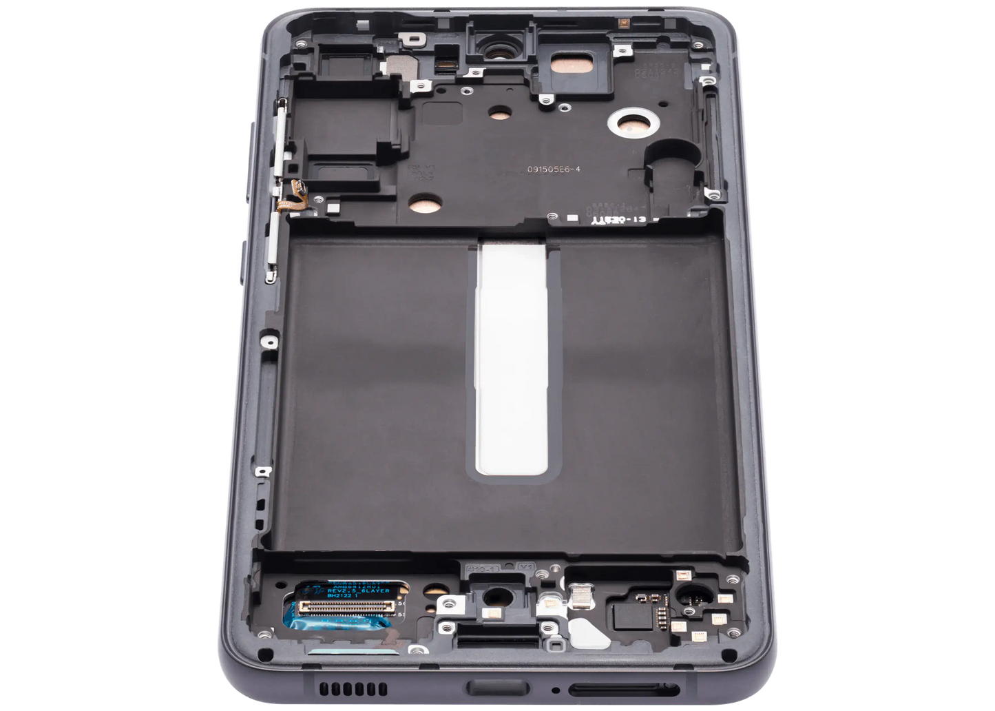 OLED Assembly With Frame For Samsung Galaxy S21 FE 5G (US & International Version) (Aftermarket Plus) (Graphite)