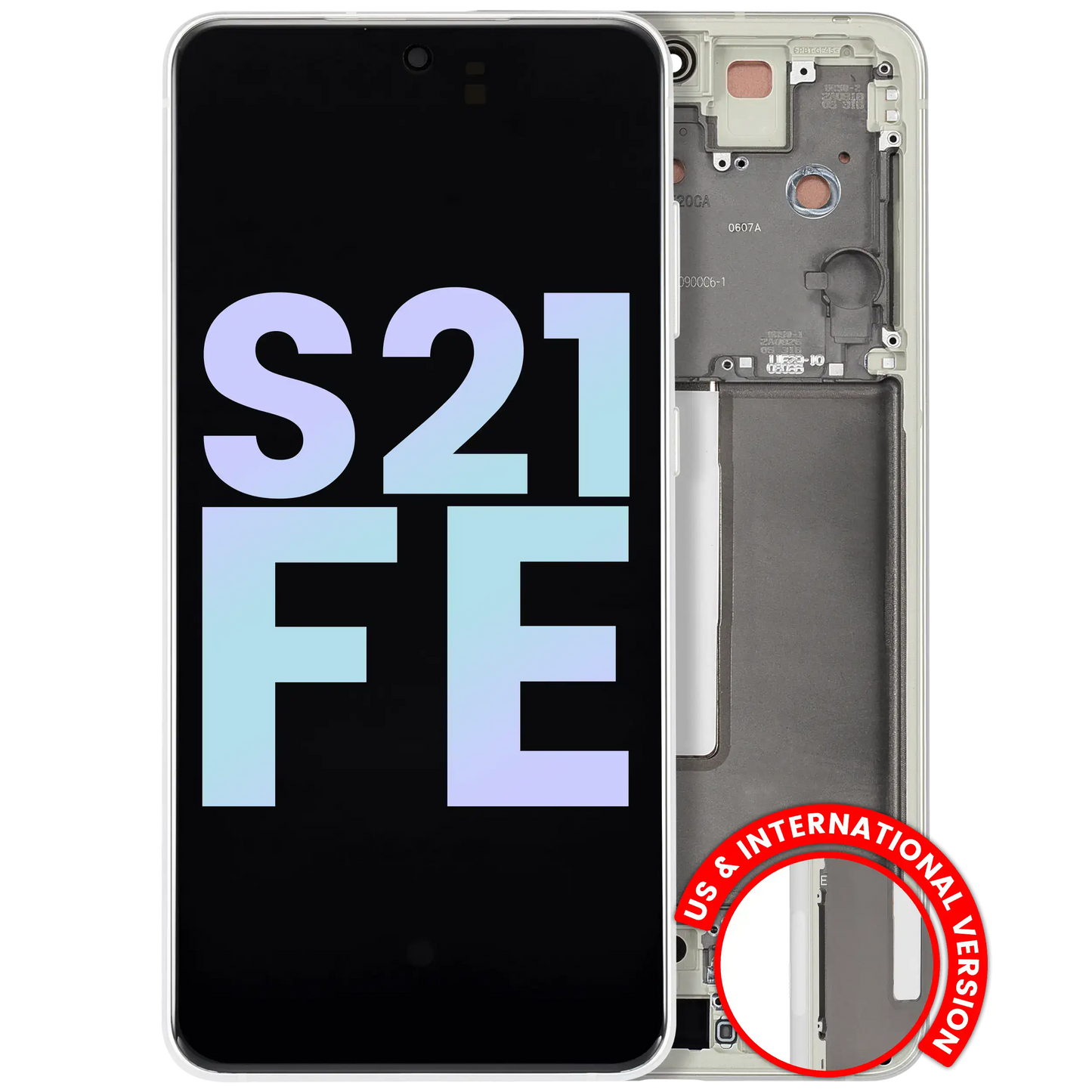 OLED Assembly With Frame For Samsung Galaxy S21 FE 5G (US & International Version) (Service Pack) (Olive Green)