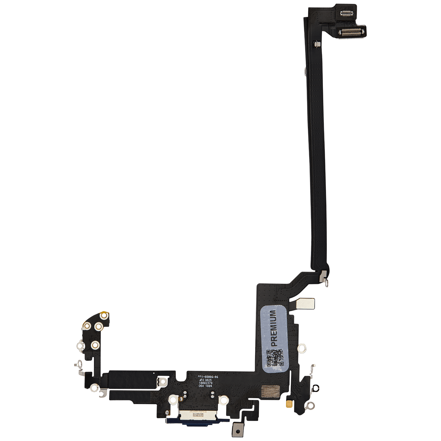 Charging Port Flex Cable for iPhone 17 Pro Max (Premium) (International Version) (Deep Blue)