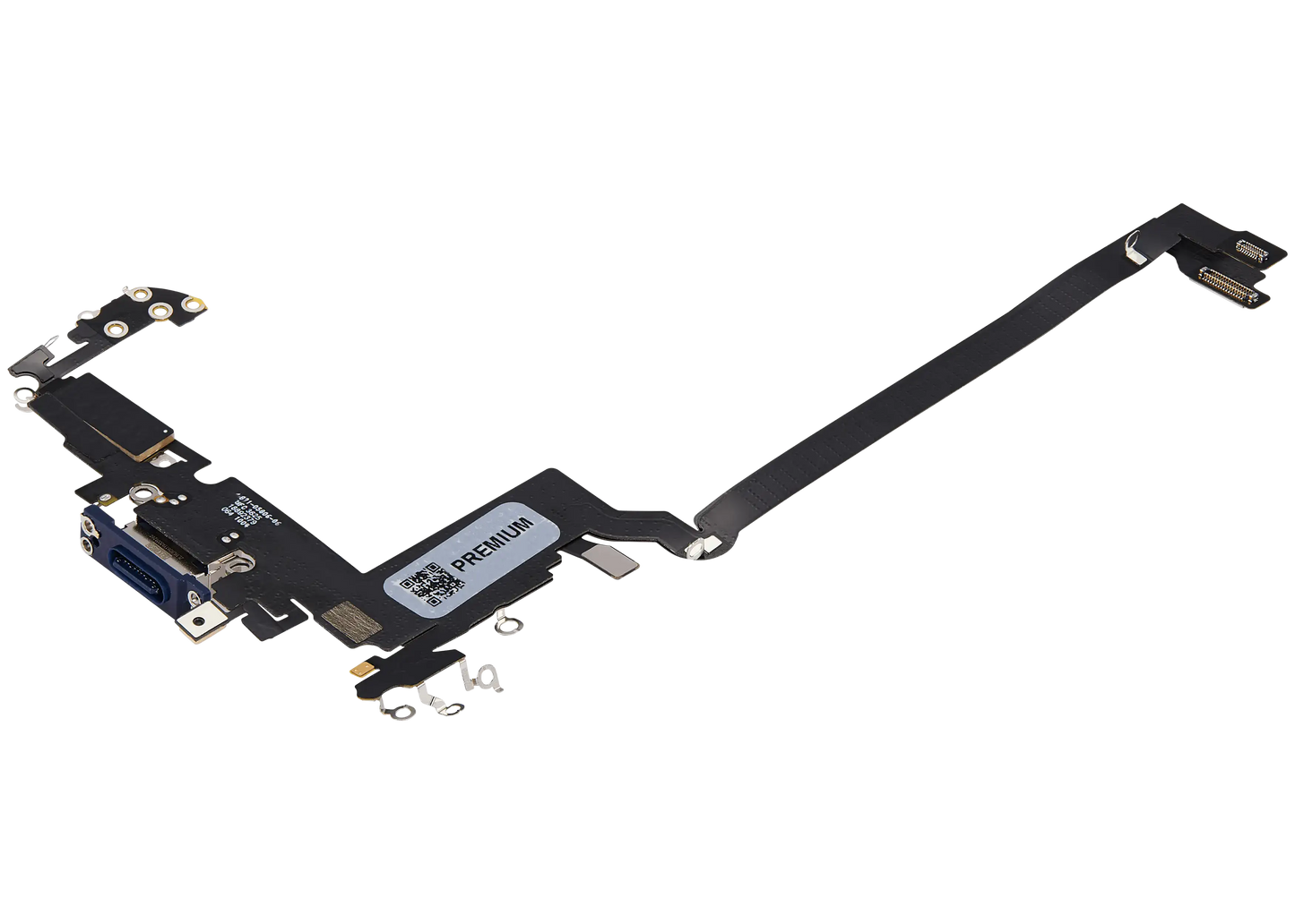 Charging Port Flex Cable for iPhone 17 Pro Max (Premium) (International Version) (Deep Blue)