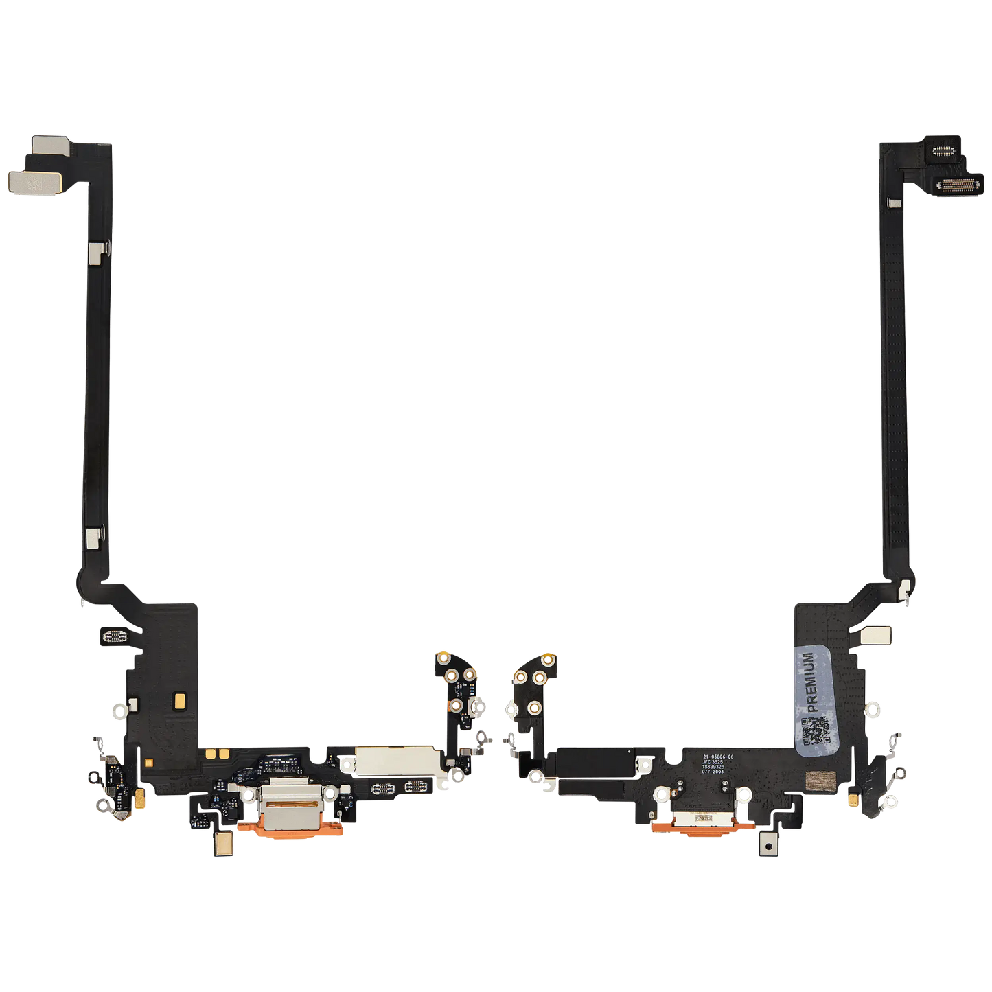 Charging Port Flex Cable for iPhone 17 Pro Max (Premium) (International Version) (Cosmic Orange)