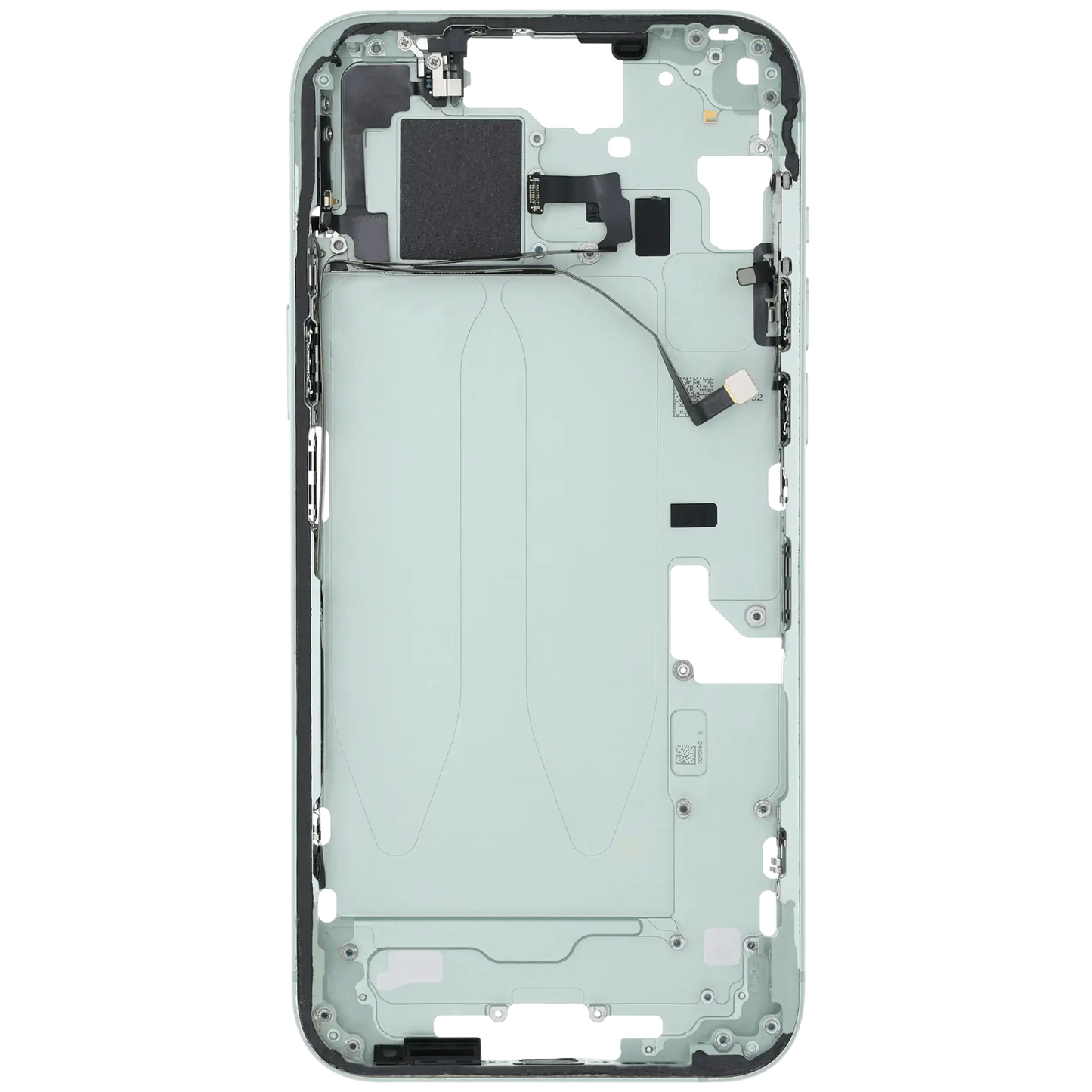 Mid-Frame Housing W/ Small Parts For iPhone 15 Plus (US Version) (Used OEM Pull: Grade B) (Green)