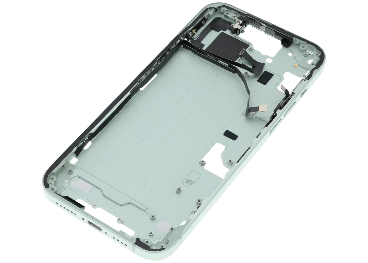 Mid-Frame Housing W/ Small Parts For iPhone 15 Plus (US Version) (Used OEM Pull: Grade B) (Green)
