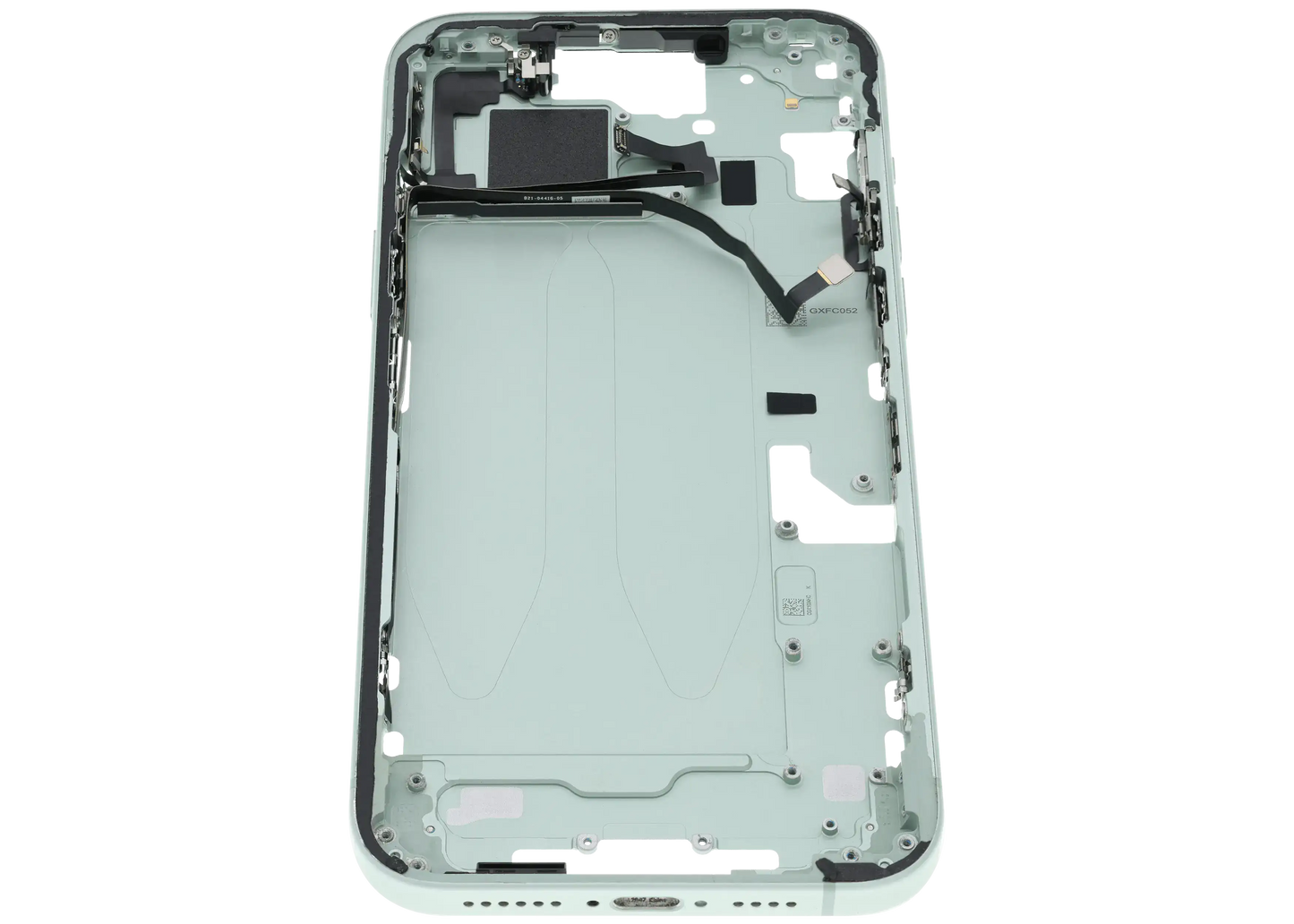 Mid-Frame Housing W/ Small Parts For iPhone 15 Plus (US Version) (Used OEM Pull: Grade B) (Green)