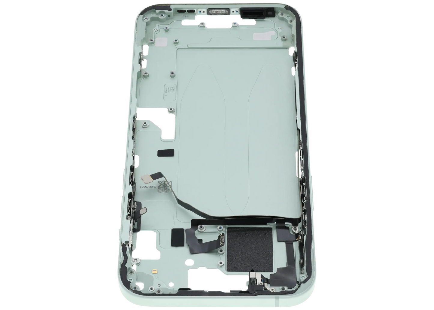 Mid-Frame Housing W/ Small Parts For iPhone 15 Plus (US Version) (Used OEM Pull: Grade B) (Green)