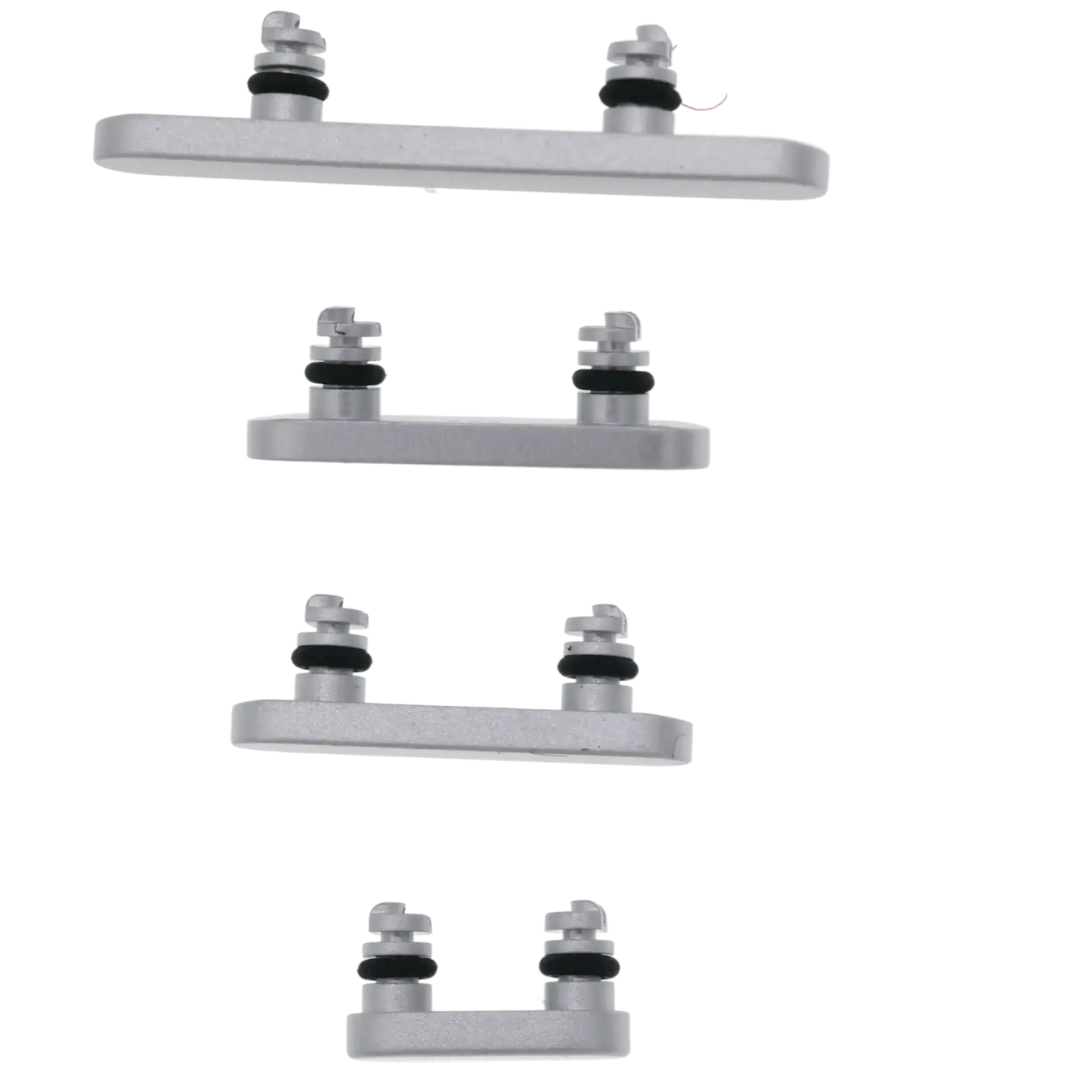 Hard Buttons (Power / Volume / Switch) For iPhone 17 Pro / 17 Pro Max (Silver)