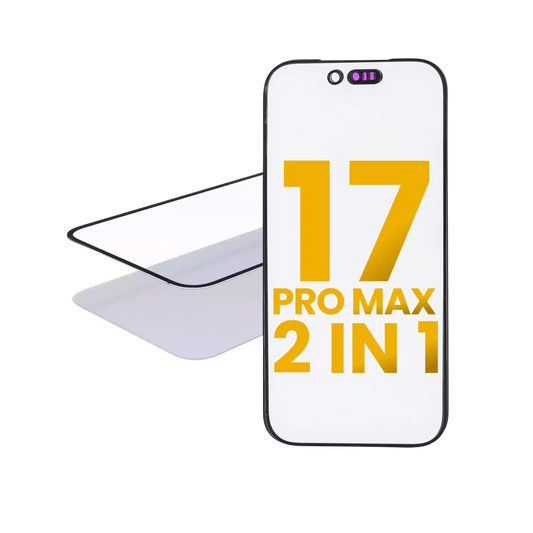 2 in 1 (Front Glass + OCA Pre-Installed) For iPhone 17 Pro Max (2 Pack) (OCA Master)
