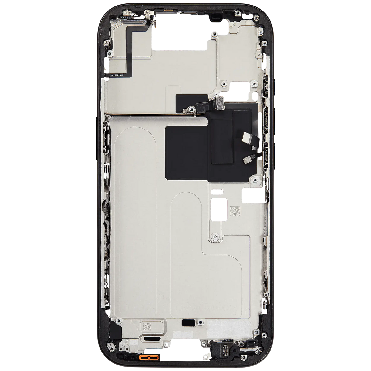 Mid-Frame Housing W/ Small Parts For iPhone 16 Pro (EU / Global Version) (Used OEM Pull: Grade B) (Black Titanium) — product photo 9