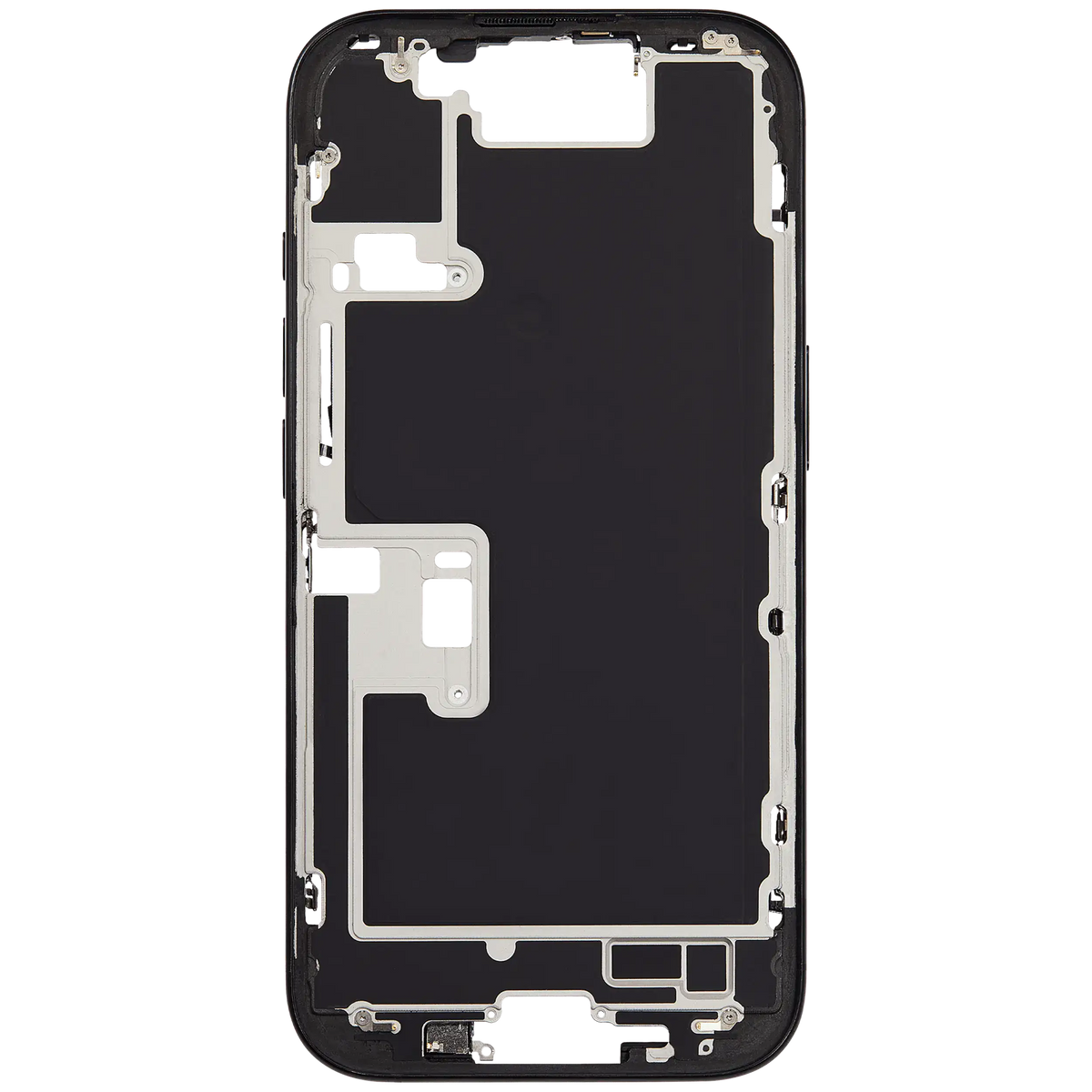 Mid-Frame Housing W/ Small Parts For iPhone 16 Pro (EU / Global Version) (Used OEM Pull: Grade C) (Black Titanium) — product photo 8