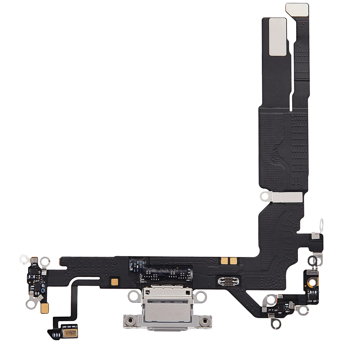 Charging Port Flex Cable Compatible For iPhone 17 (Premium) (White) — product photo 1