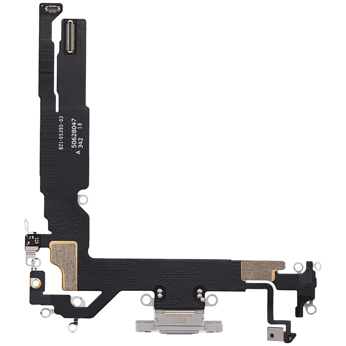 Charging Port Flex Cable Compatible For iPhone 17 (Premium) (White) — product photo 3