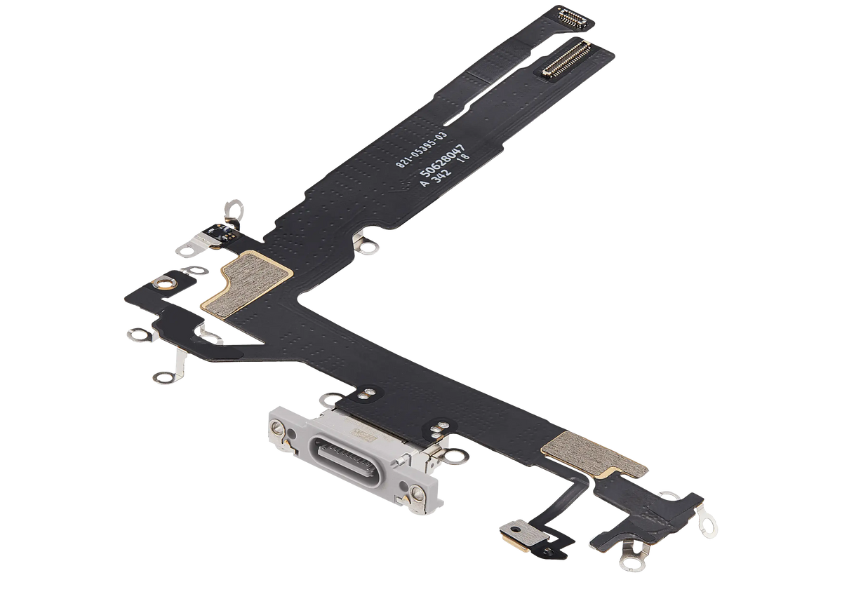 Charging Port Flex Cable Compatible For iPhone 17 (Premium) (White) — product photo 5
