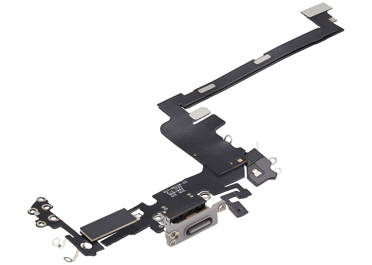Charging Port Flex Cable For iPhone 17 Pro (Aftermarket Plus) (International Version) (Silver)