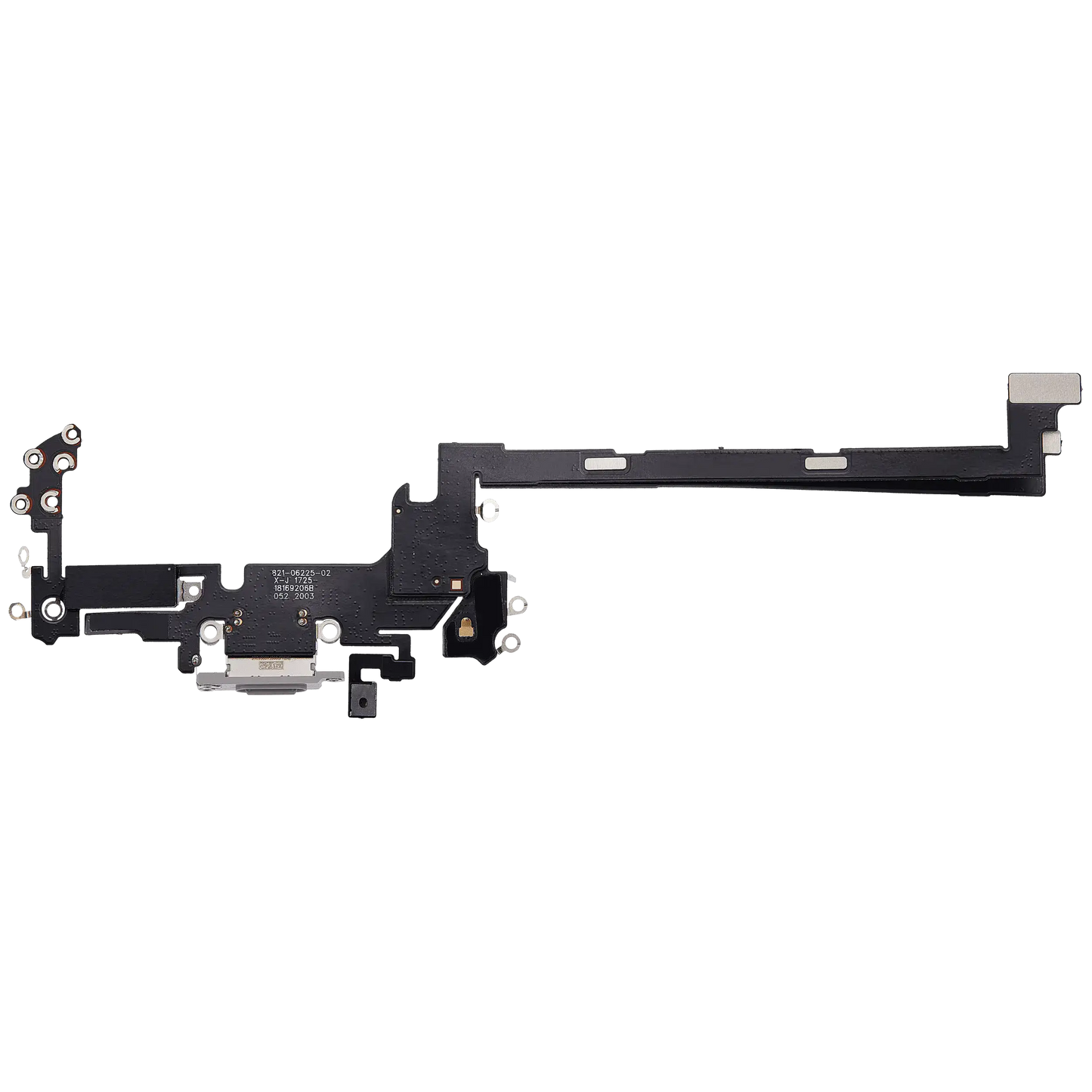 Charging Port Flex Cable For iPhone 17 Pro (Aftermarket Plus) (US Version) (Silver)