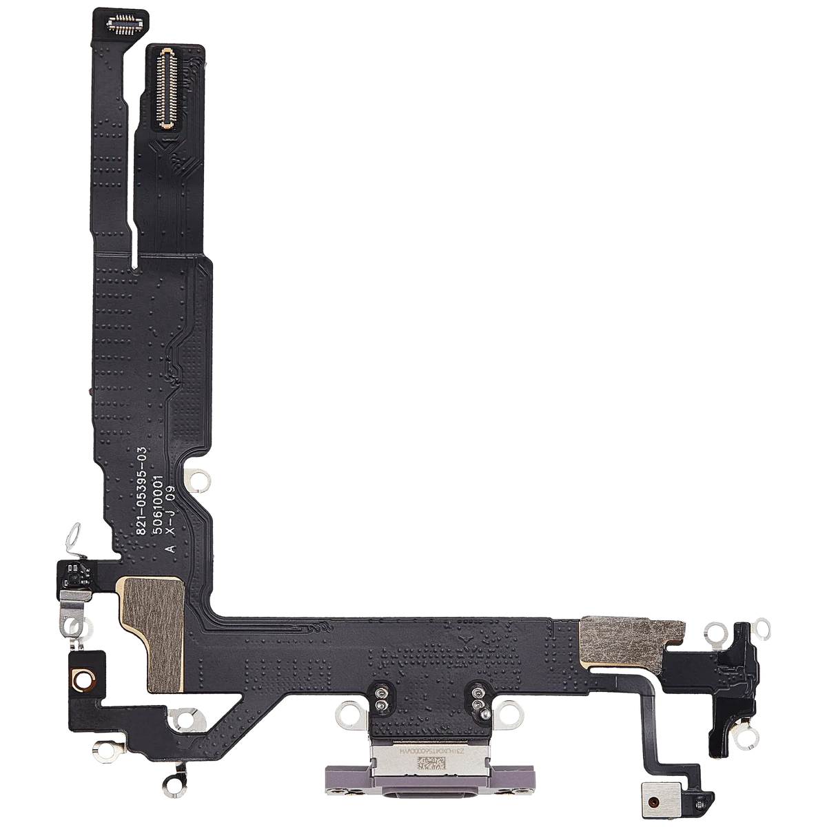 Charging Port Flex Cable For iPhone 17 (Aftermarket Plus) (Lavender) — product photo 3