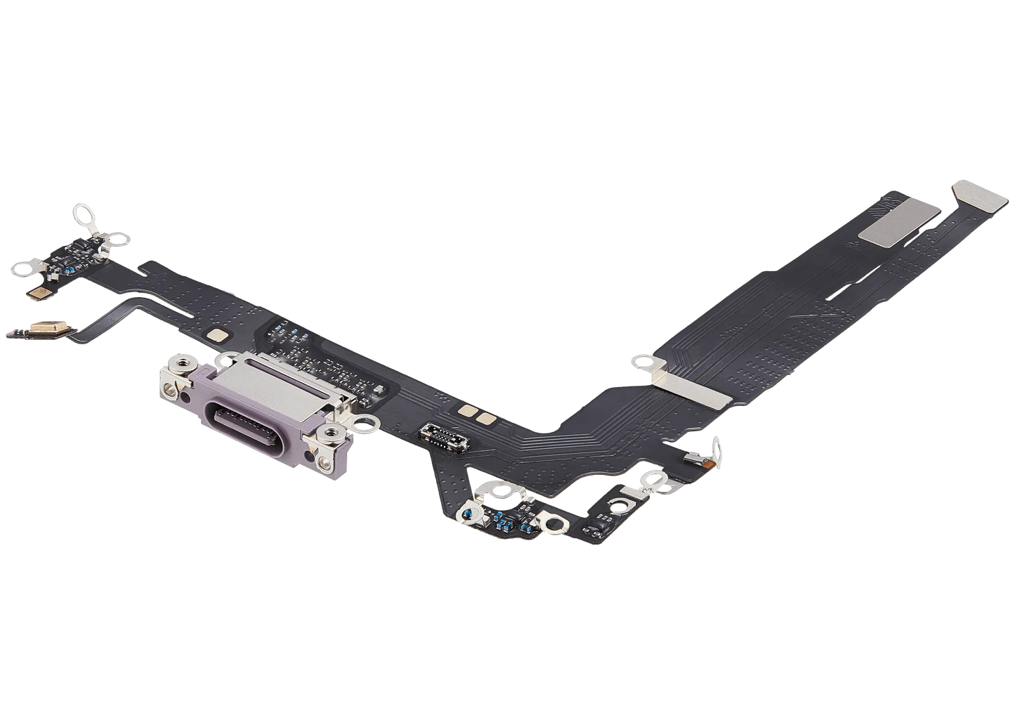 Charging Port Flex Cable For iPhone 17 (Aftermarket Plus) (Lavender)