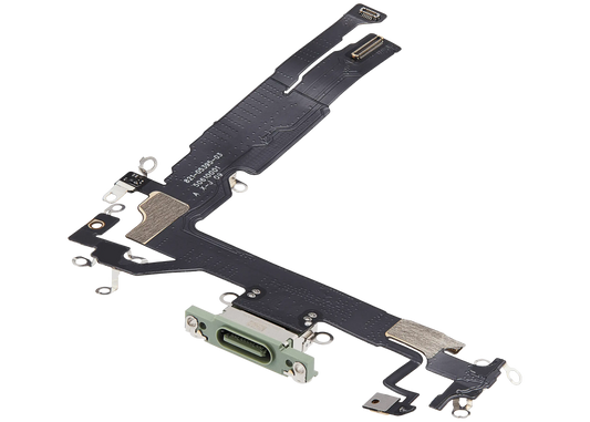 Charging Port Flex Cable For iPhone 17 (Aftermarket Plus) (Sage)