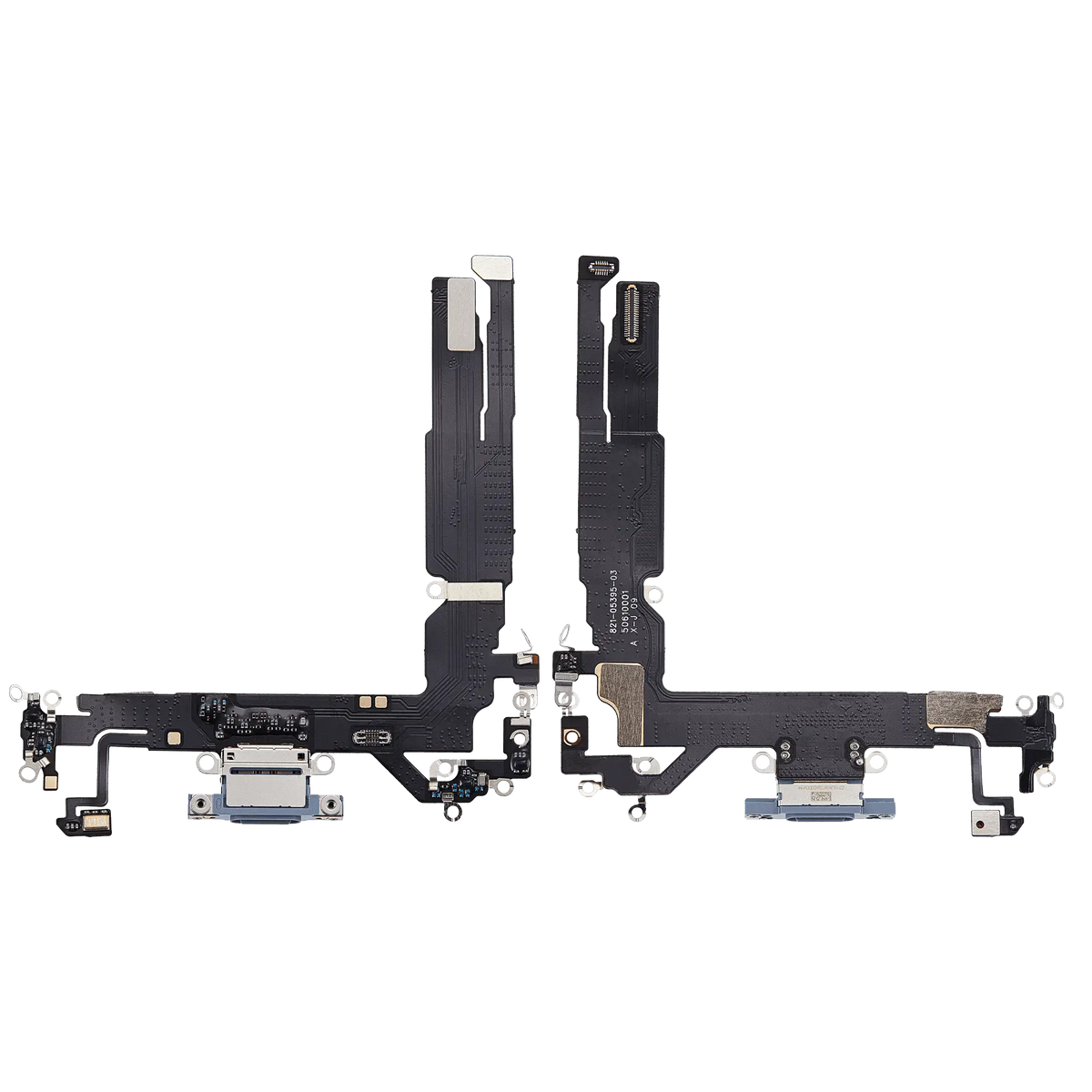 Charging Port Flex Cable For iPhone 17 (Aftermarket Plus) (Mist Blue) — product photo 2