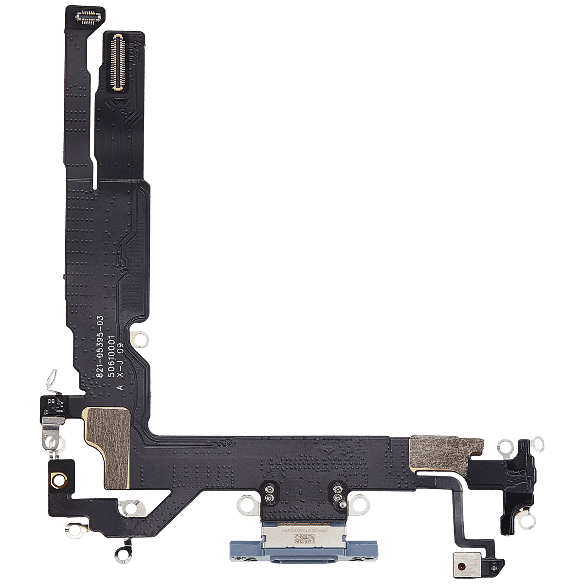 Charging Port Flex Cable For iPhone 17 (Aftermarket Plus) (Mist Blue) — product photo 3