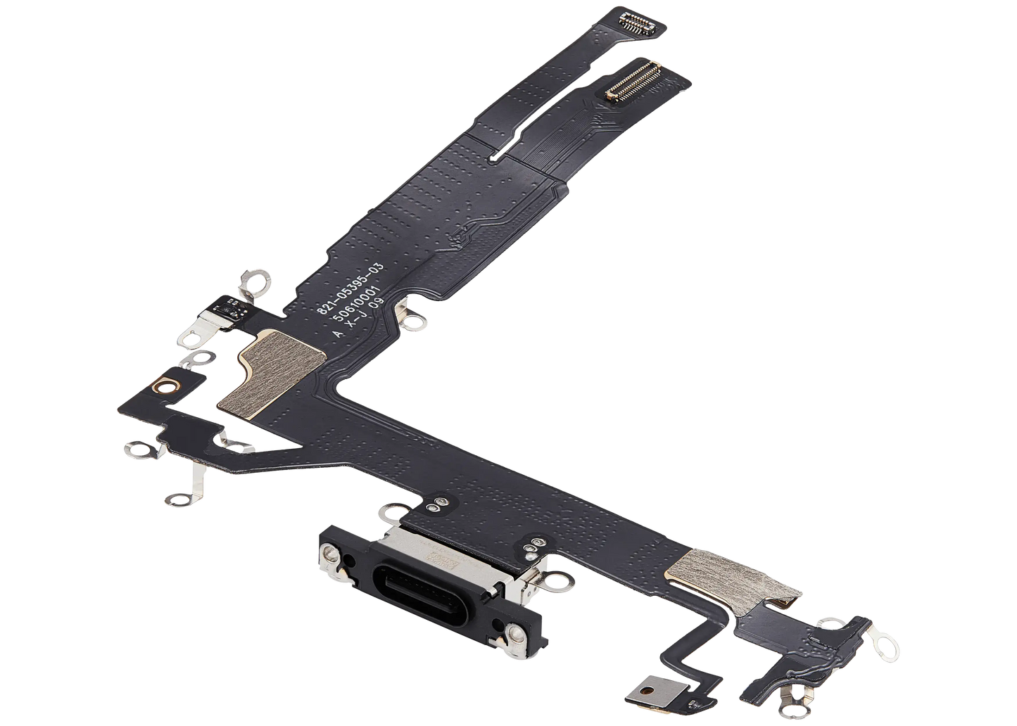 Charging Port Flex Cable For iPhone 17 (Aftermarket Plus) (Black)
