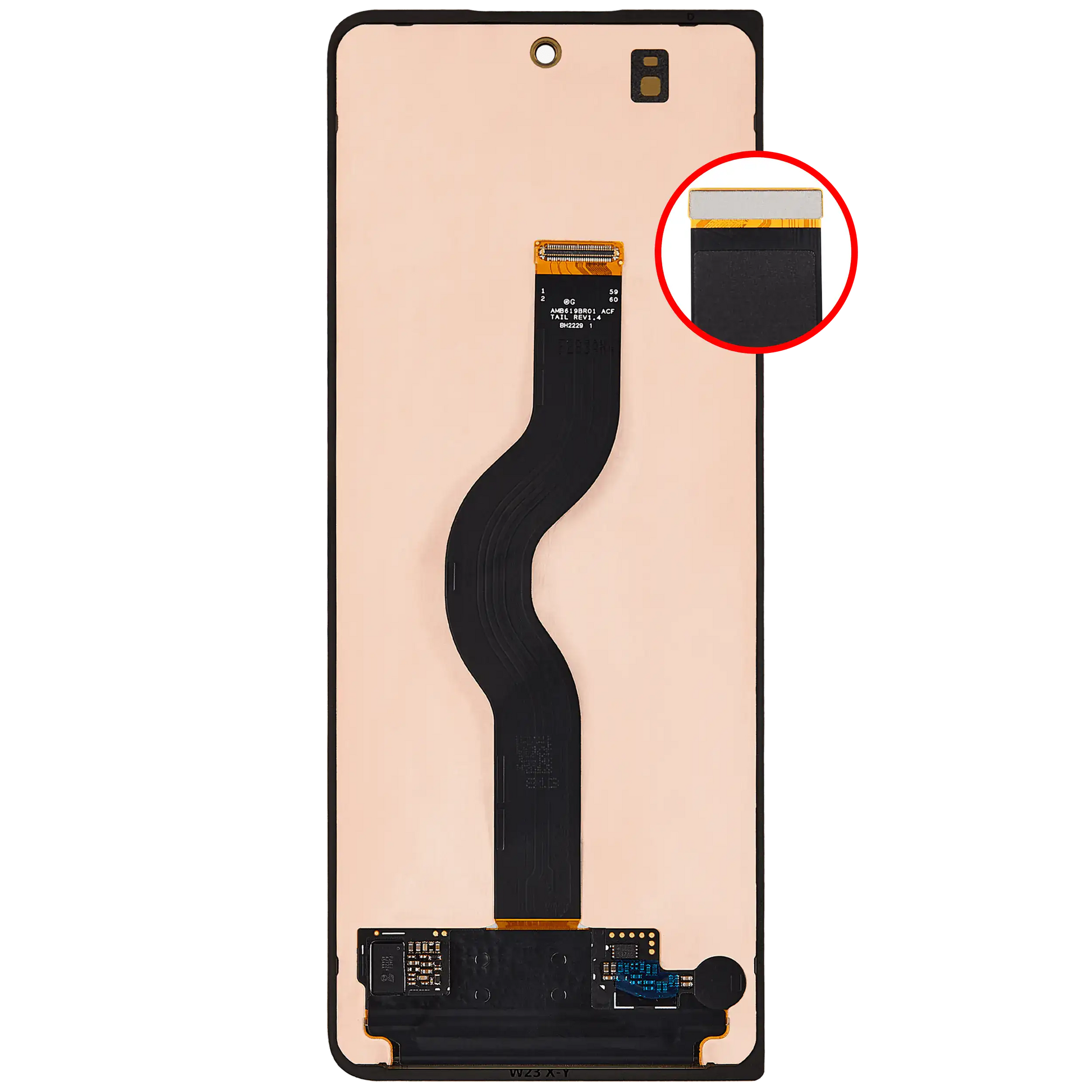 High resolution image of Outer OLED Assembly For Samsung Galaxy Z Fold 4 5G (Service Pack) (All Colors)