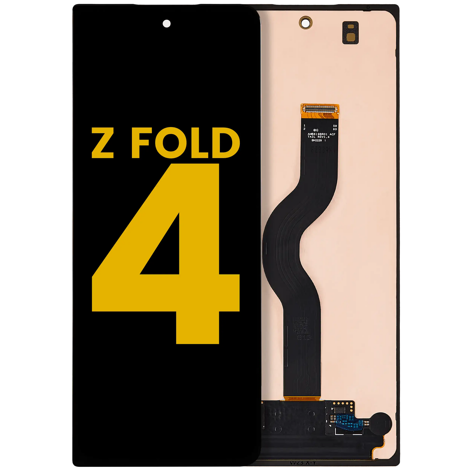 Outer OLED Assembly For Samsung Galaxy Z Fold 4 5G (Refurbished) (All Colors) clear view