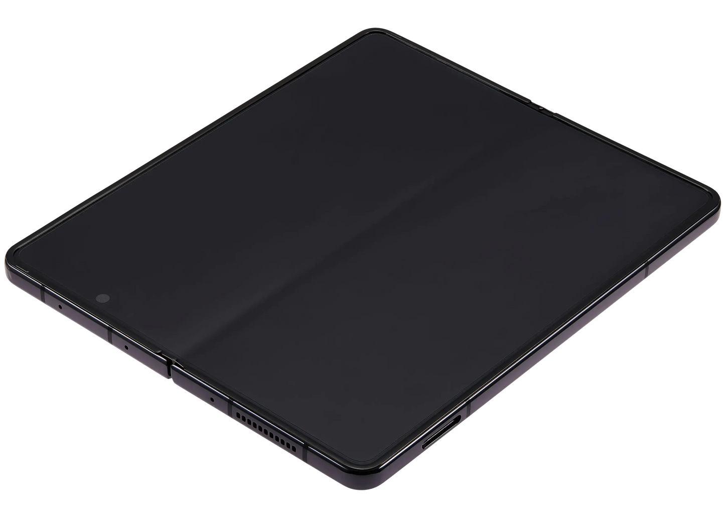 Inner OLED Assembly With Frame For Samsung Galaxy Z Fold 4 5G (US & International) (Refurbished) (Phantom Black) clear view