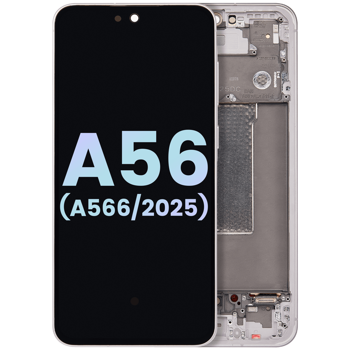 OLED Assembly With Frame For Samsung Galaxy A56 5G (A566 / 2025) (Service Pack) (Pink) - product image 1