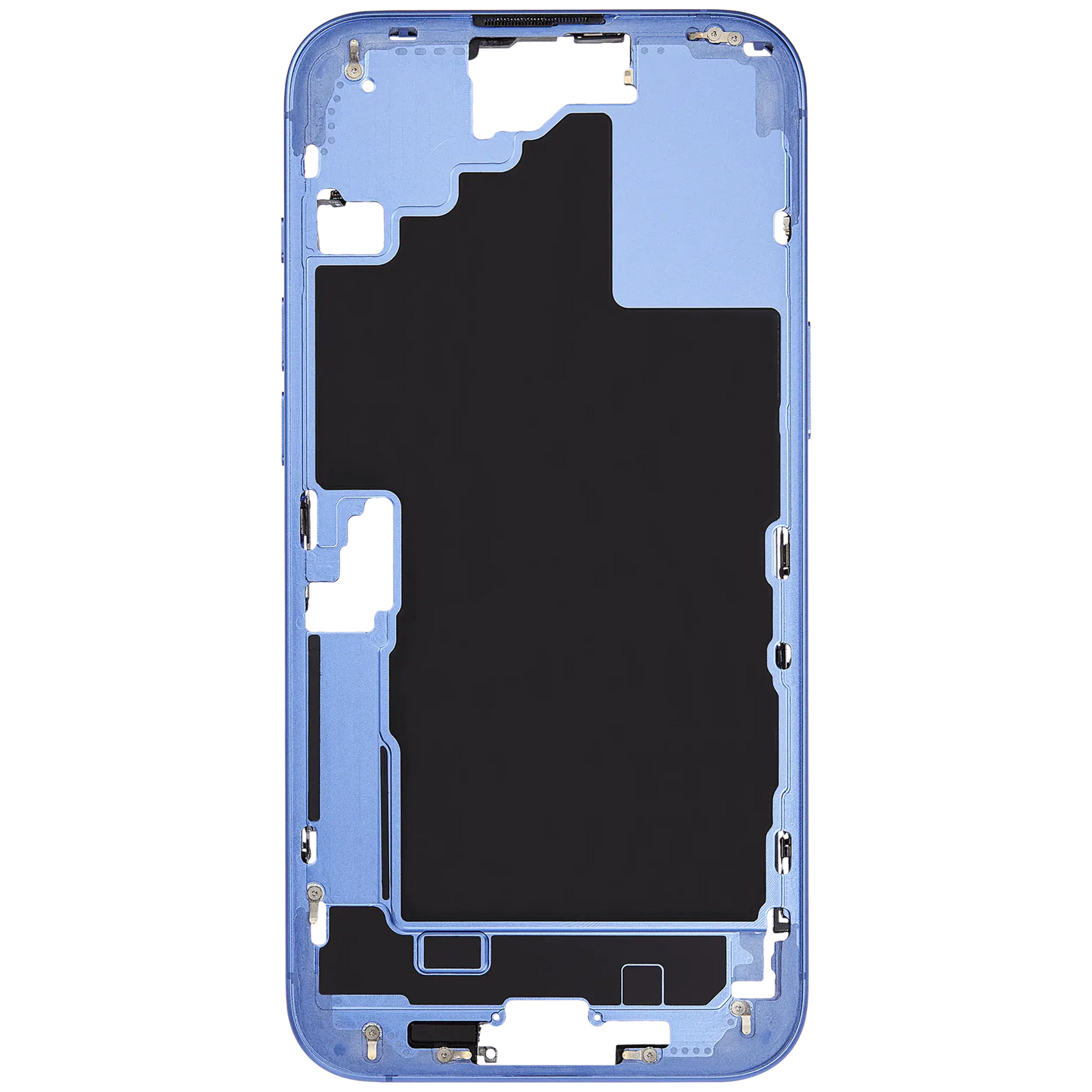 Mid-Frame Housing W/ Small Parts For iPhone 16 Plus (EU / Global Version) (Used OEM Pull: Grade C) (Ultramarine)