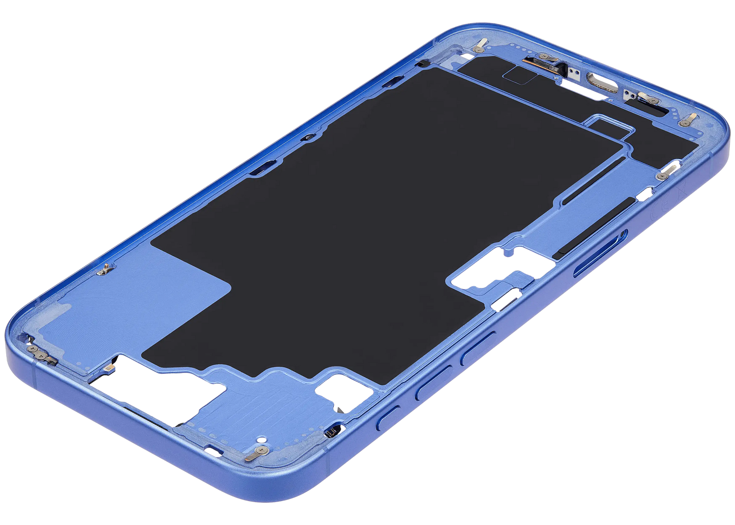 Mid-Frame Housing W/ Small Parts For iPhone 16 Plus (EU / Global Version) (Used OEM Pull: Grade C) (Ultramarine)
