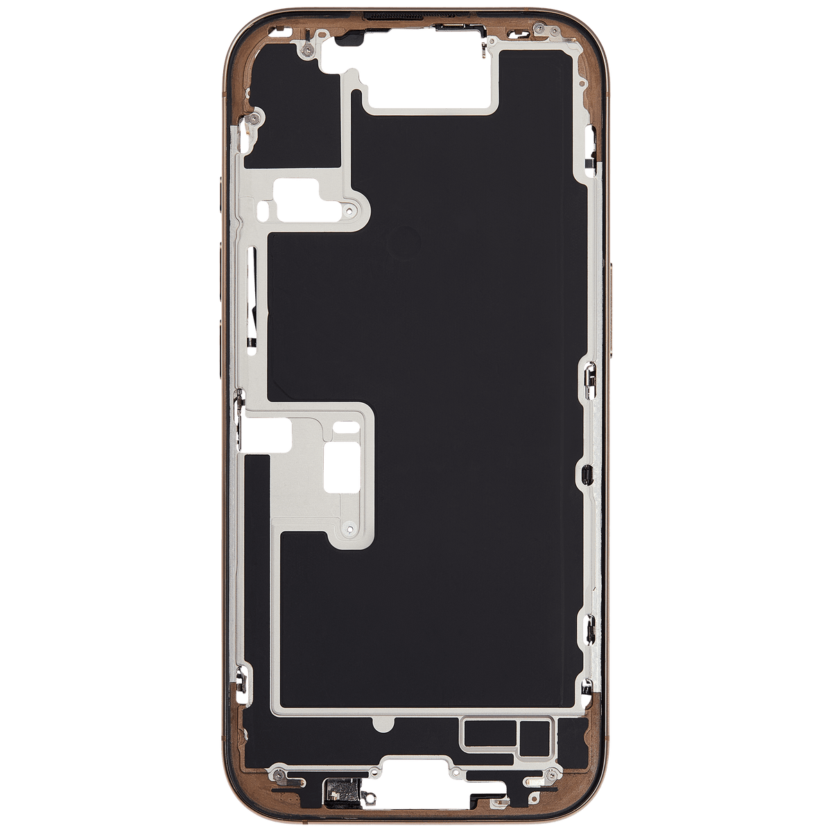 Mid-Frame Housing W/ Small Parts For iPhone 16 Pro (EU / Global Version) (Used OEM Pull: Grade B) (Desert Titanium) — product photo 8