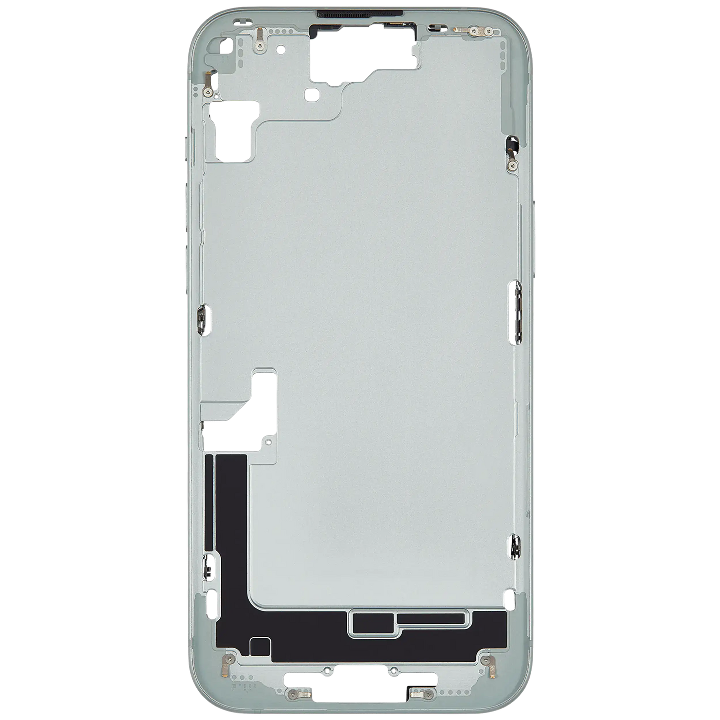 Mid-Frame Housing W/ Small Parts For iPhone 15 Plus (EU / Global Version) (Used OEM Pull: Grade C) (Green)