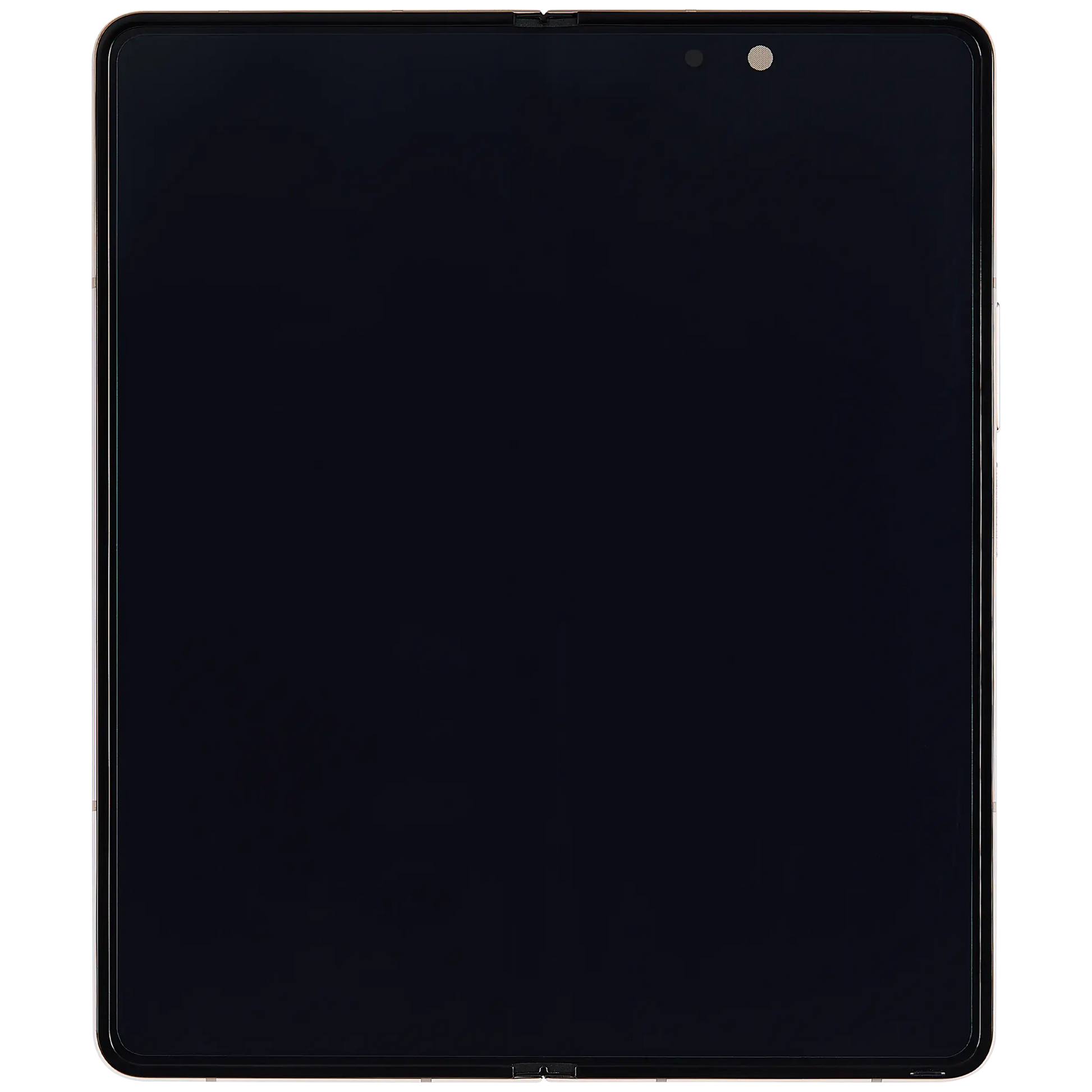 Inner OLED Assembly With Frame For Samsung Galaxy Z Fold 4 5G (US & International) (Used OEM Pull: Grade B/C) (Beige) clear view