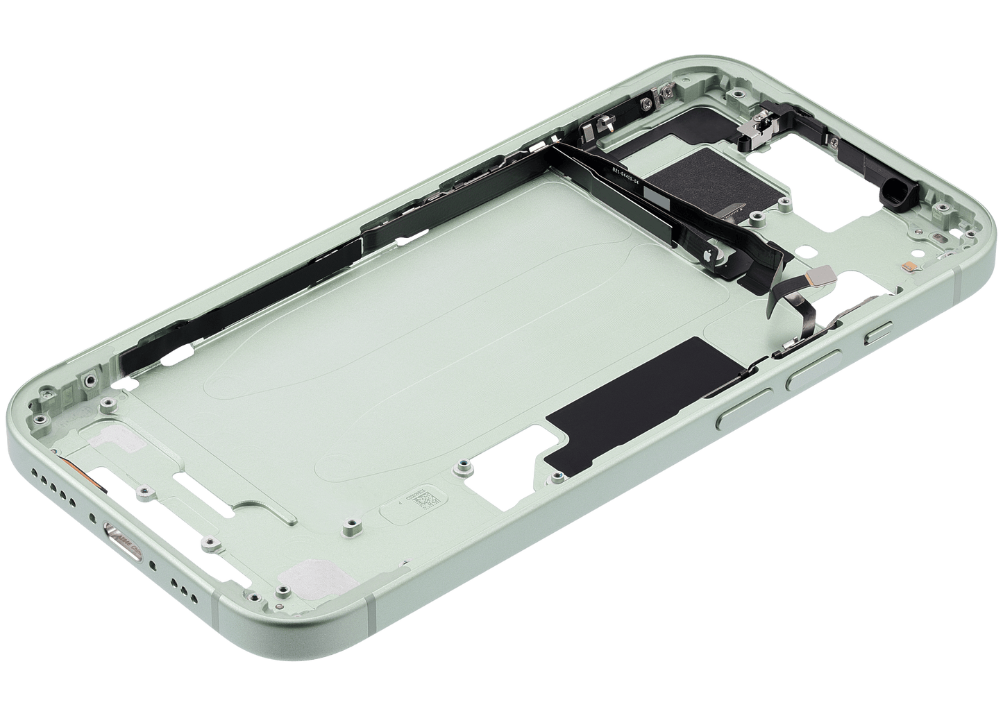 Mid-Frame Housing W/ Small Parts For iPhone 15 (US Version) (Used OEM Pull: Grade B) (Green)