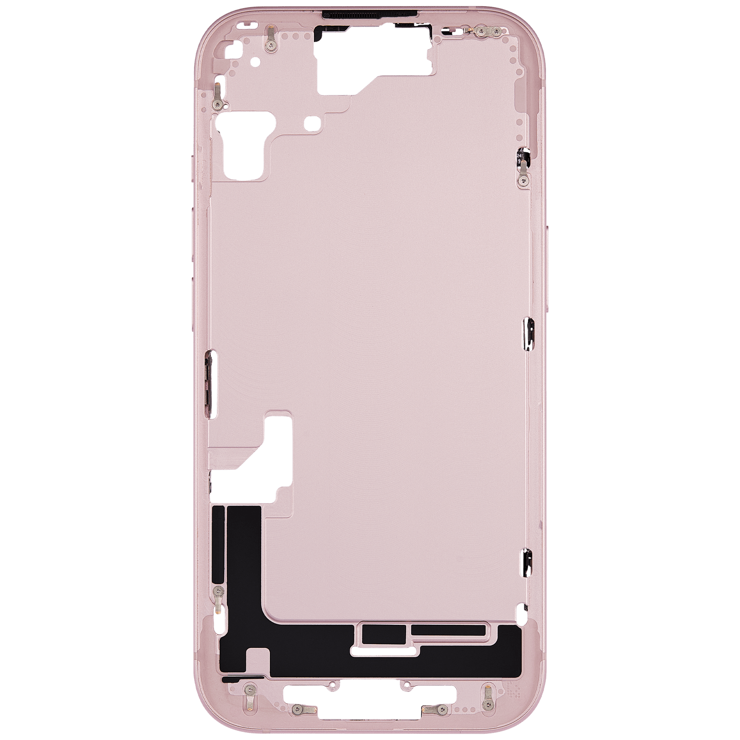 Mid-Frame Housing W/ Small Parts For iPhone 15 (US Version) (Used OEM Pull: Grade B) (Pink)