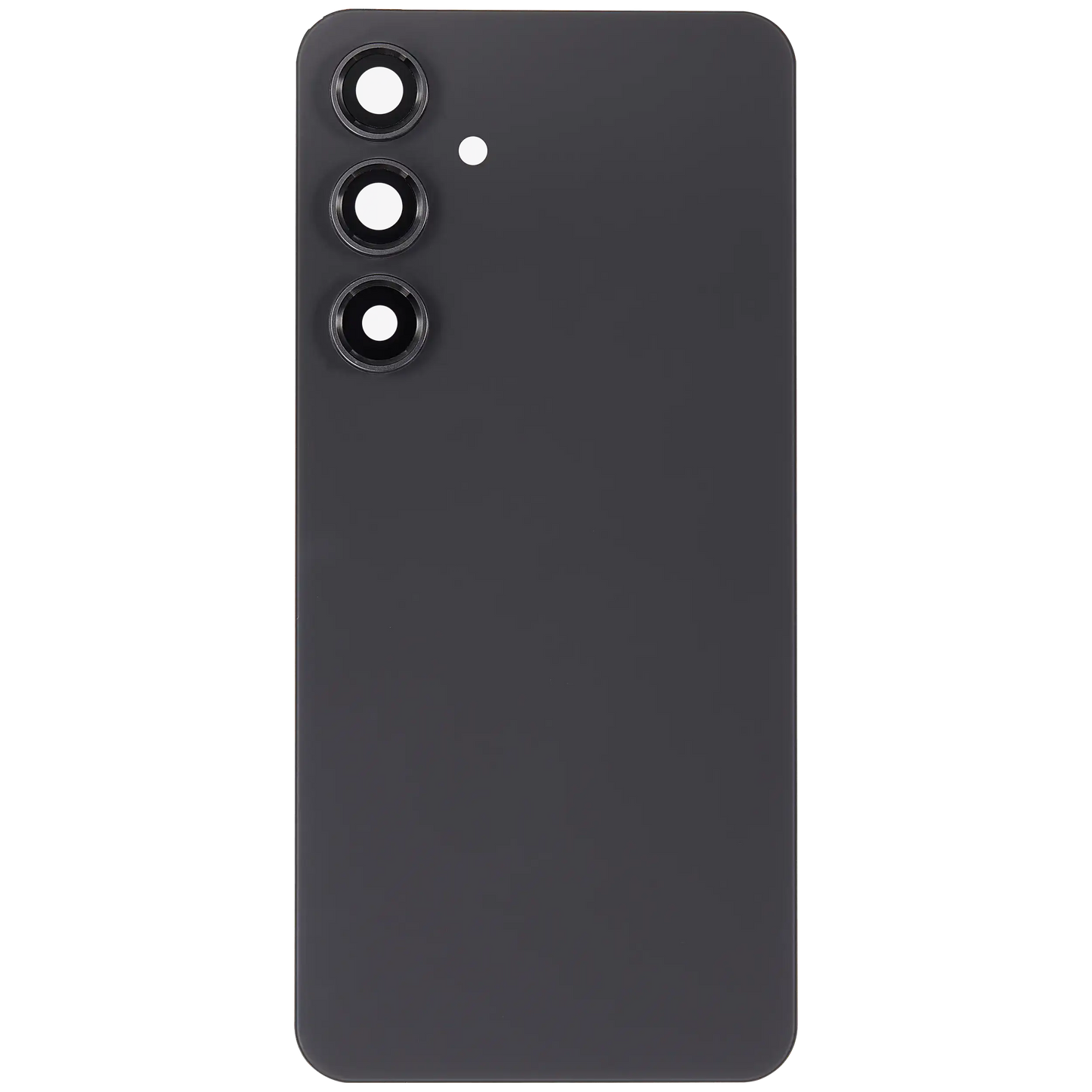 Back Cover Glass With Camera Lens For Samsung Galaxy S24 FE (No Logo) (Aftermarket Plus) (Graphite)
