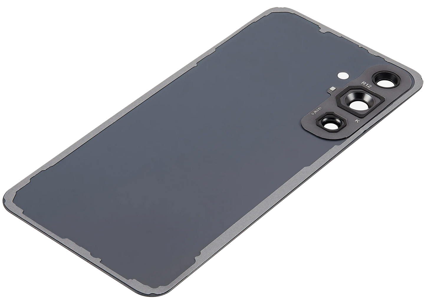 Back Cover Glass With Camera Lens For Samsung Galaxy S24 FE (No Logo) (Aftermarket Plus) (Graphite)